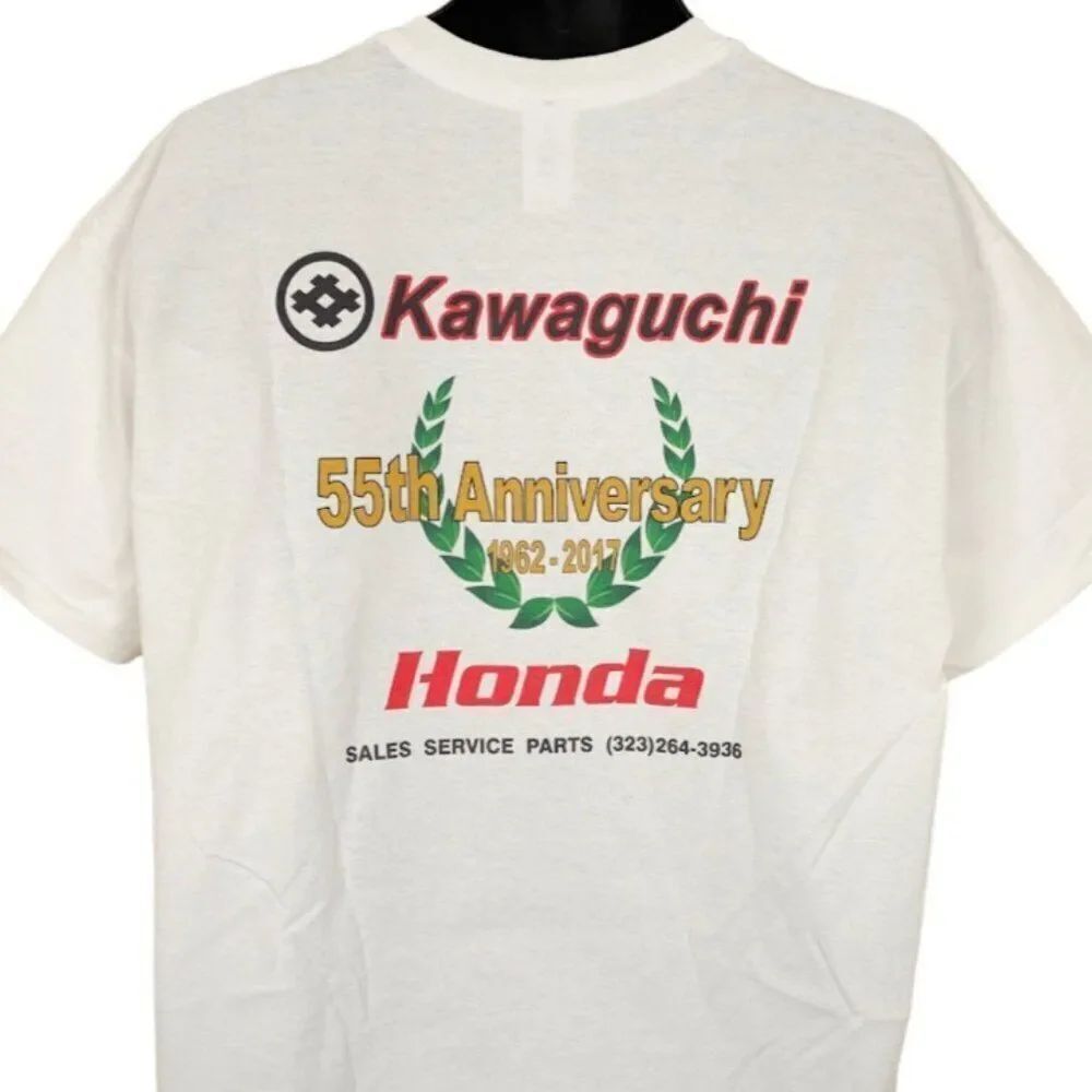 Kawaguchi Honda T Shirt Mens Size XL White Power Equipment California